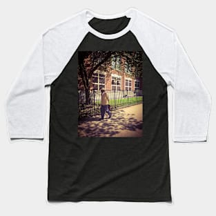 Harlem Street Manhattan New York City Baseball T-Shirt